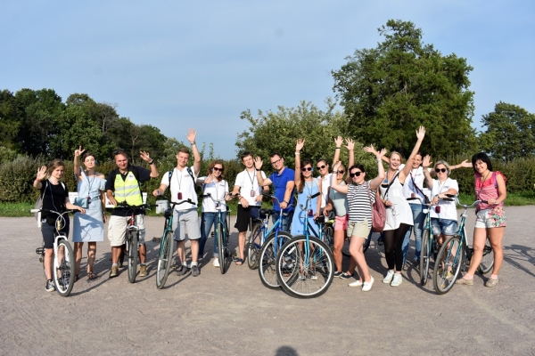 Сотрудники КГИОП побывали на велосипедной экскурсии проекта «Открытый город»