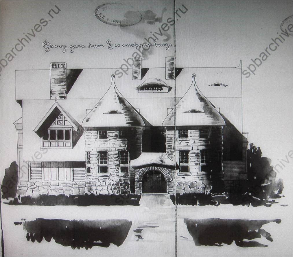 В.И. Шене. Проект второго дома. 1905 г..jpg